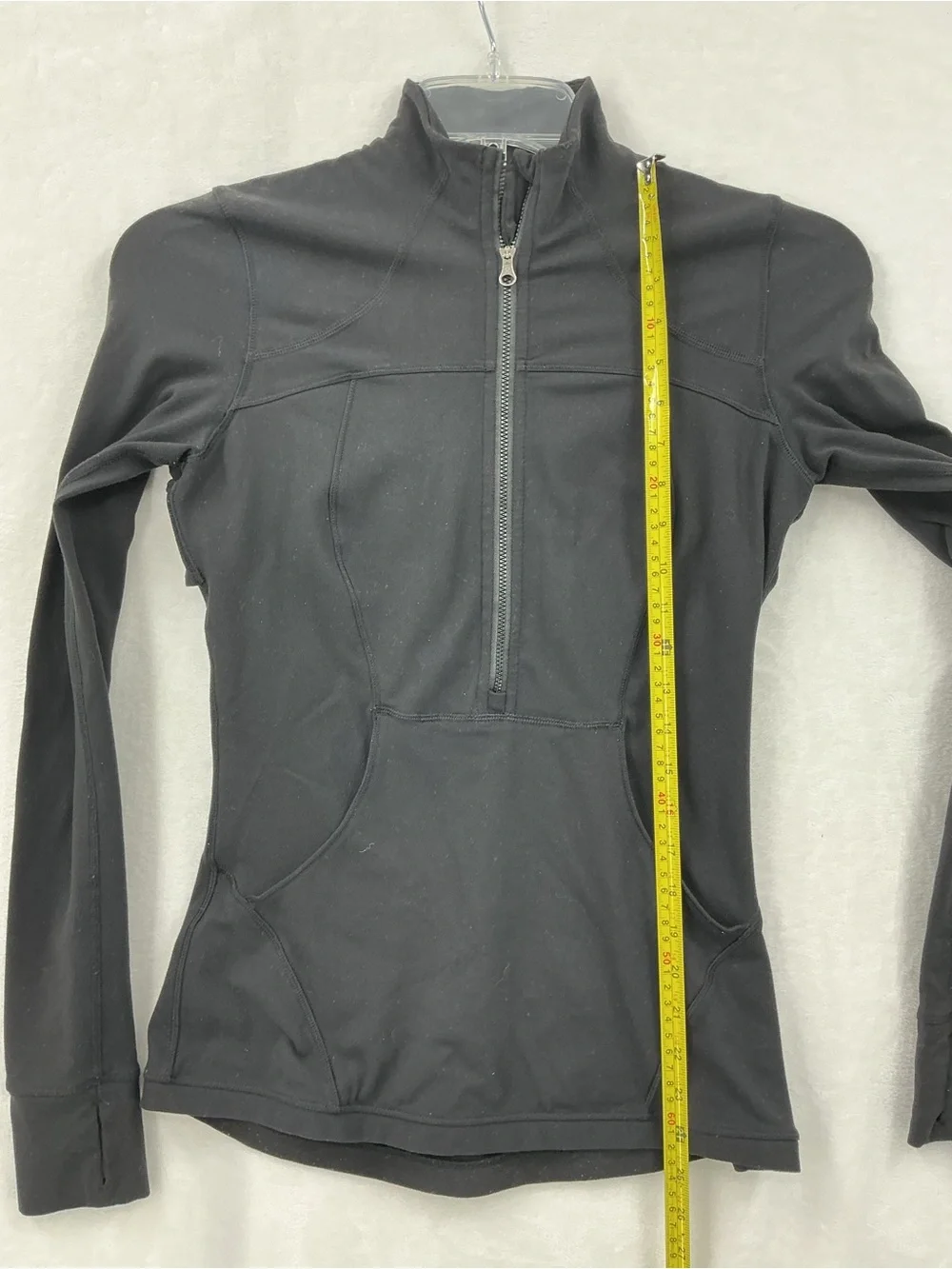 lululemon athletica Black Half-Zip Jacket 1061